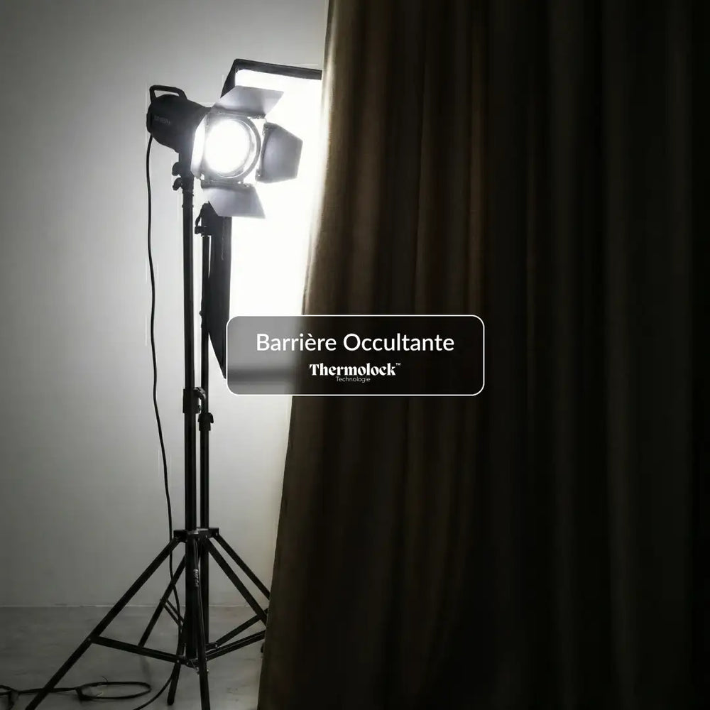 Rideaux thermiques 3 en 1 - Gris